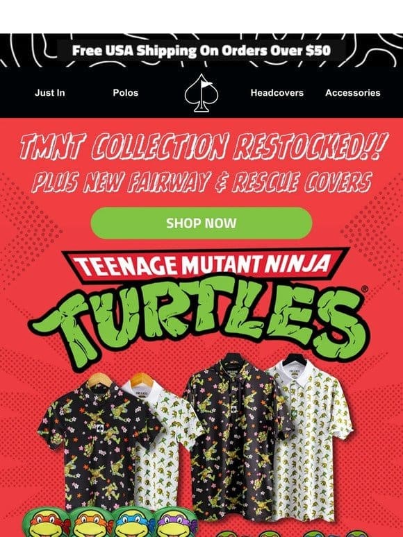 Cowabunga! The Turtles Are Restocked!