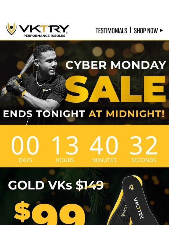 Cyber Monday Prices TODAY ONLY!