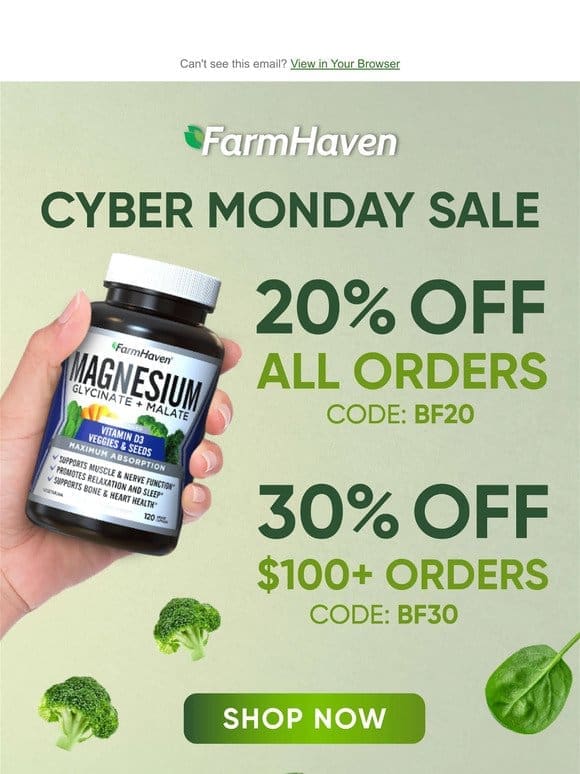 Cyber Monday Vitamin Deals Are Now