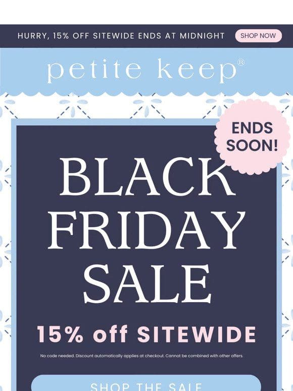 Cyber Monday， the PK Way!