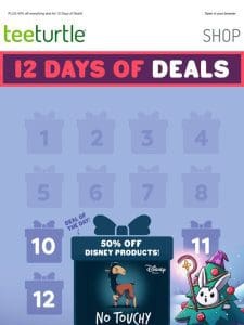 DAY 9: 50% OFF DISNEY!