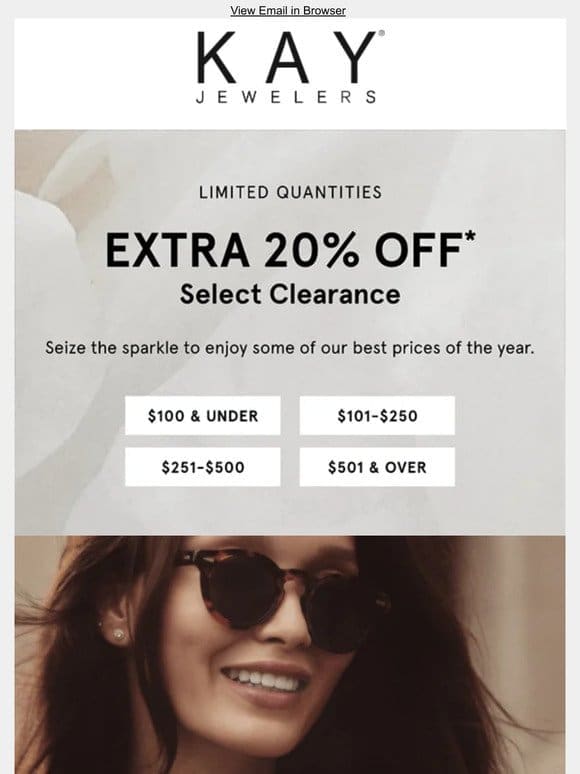 DEALS ALERT! Extra 20% Off Clearance