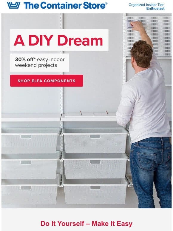 DIY Done Right: 30% Off