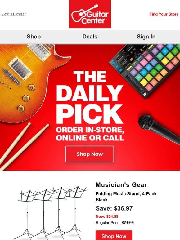 Daily Pick: Uncover your deal of the day