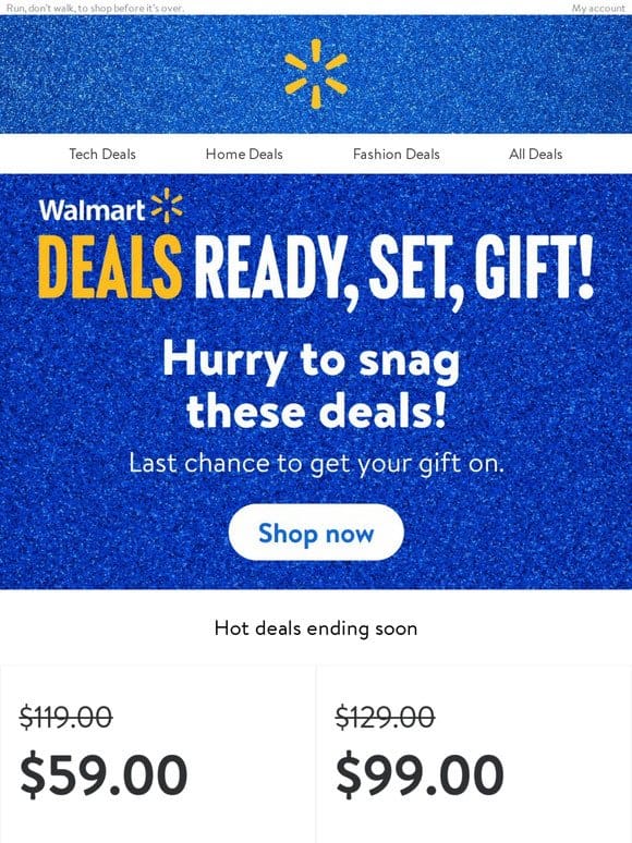 Deals end SO soon!