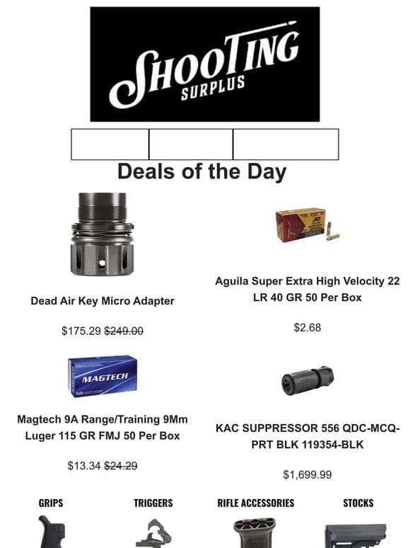 Deals of the Day