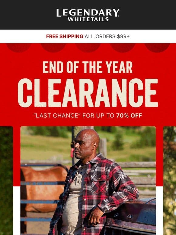 Deep Clearance Discounts. Limited Quantities.