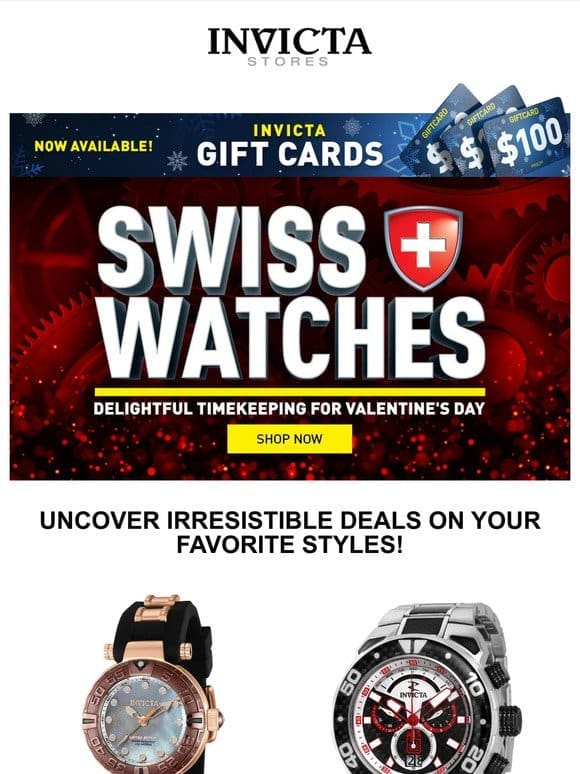 Delightful Deals On SWISS WATCHES!!!