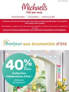 Des économies d’été? Les voici! ;) Magasinez les offres sur les décorations et plus encore.