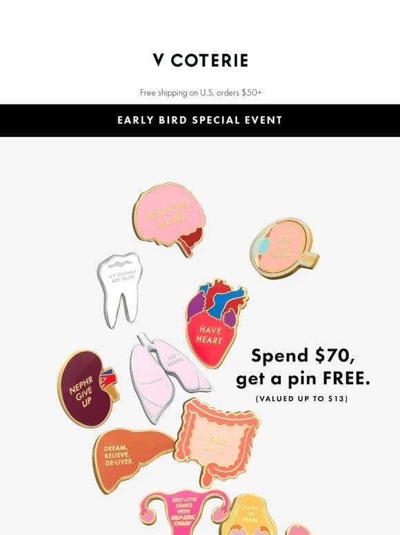 Did Someone Say Free Pin?!