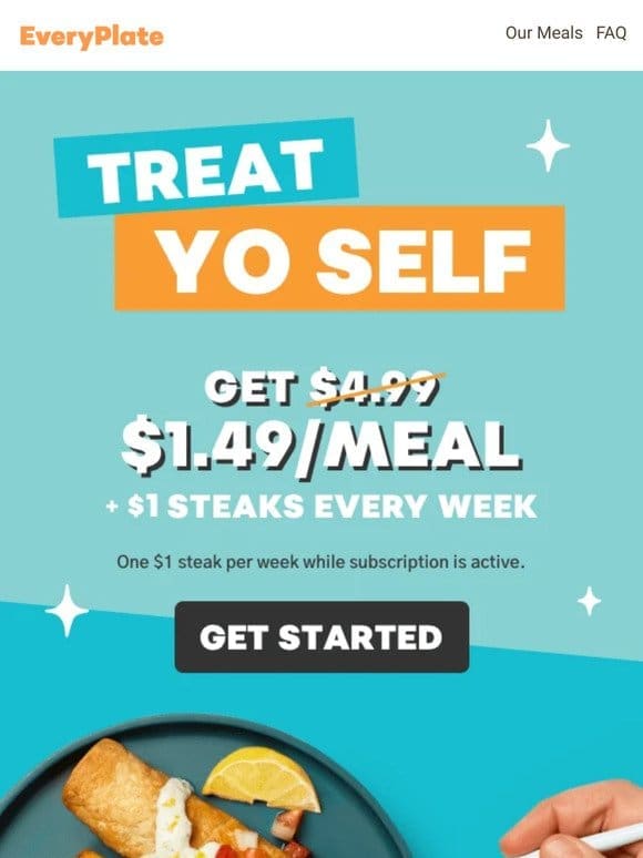 Dinner? Done ✅ $1.49/meal