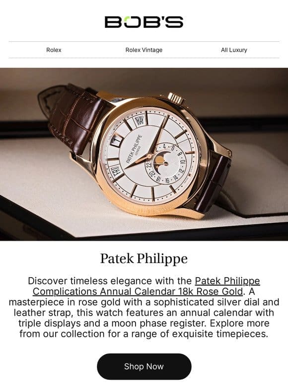 Don’t Miss Out On This Patek Philippe’s Rose Gold Stunner!