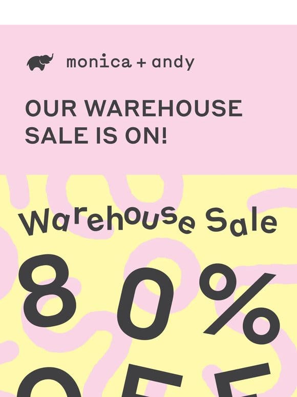 Don’t miss deals up to 80% off at our exclusive Warehouse Sale site!