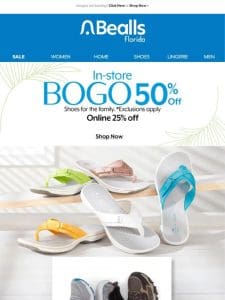 Don’t miss these BOGOs! Save on shoes & intimates