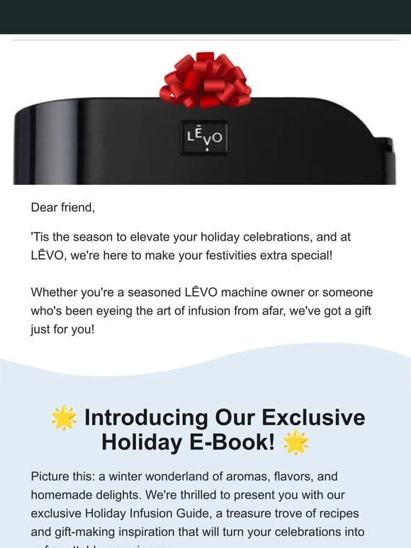 Download your FREE Holiday E-Book