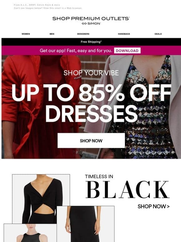 Dresses: Up to 85% Off