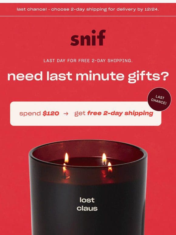 ENDS TONIGHT: free 2-day shipping.