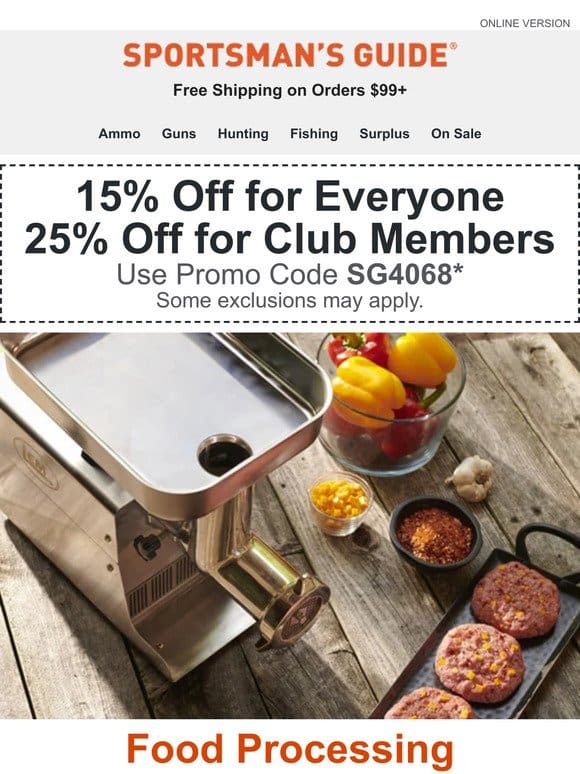EXTENDED: 15% off for Everyone | 25% Off for Club Members