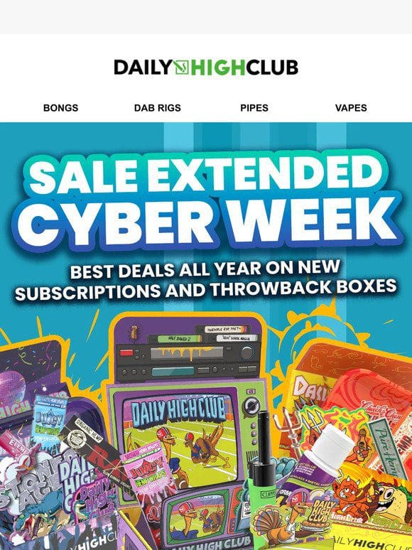 EXTENDED: shop cyber week