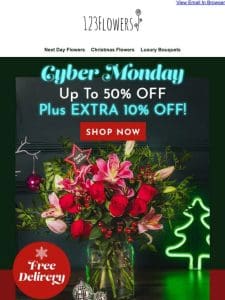 EXTRA 10% OFF This Cyber Monday!