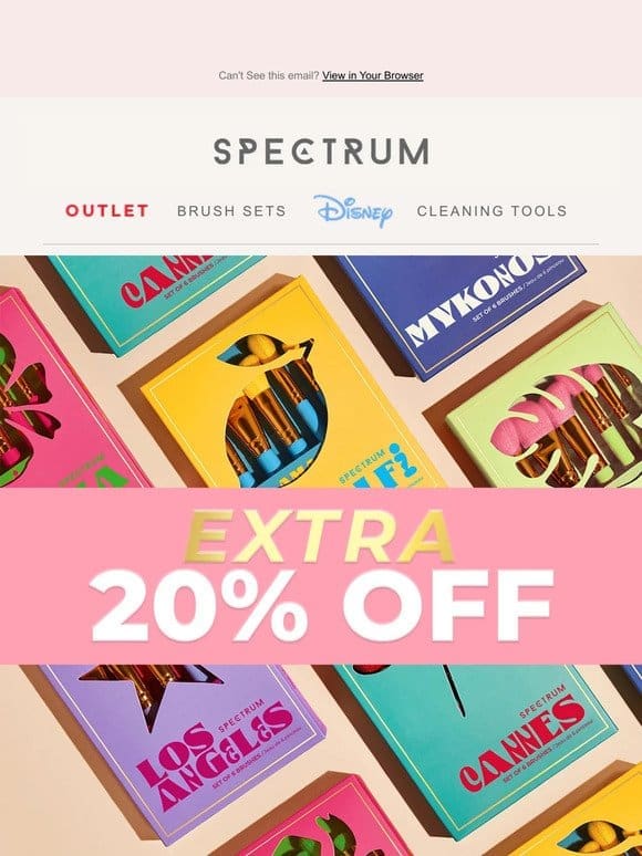 EXTRA 20% OFF INSIDE