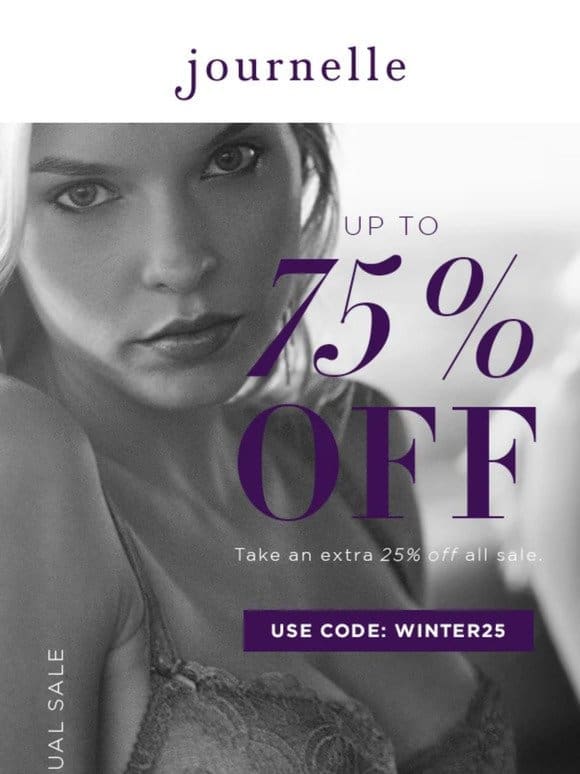 EXTRA 25% OFF ALL SALE