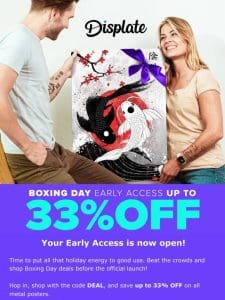 Early Access: up to 33% OFF!