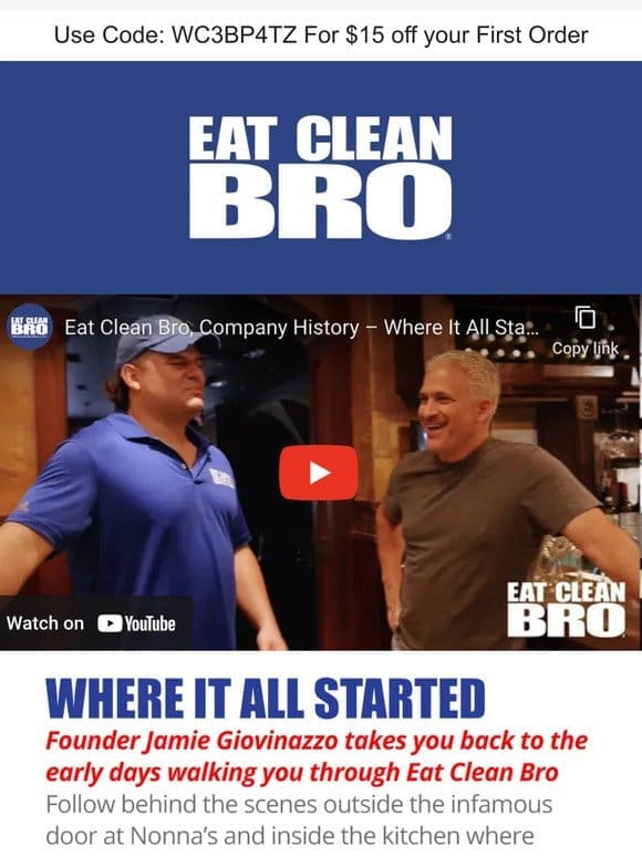[Eat Clean Bro] Where It All Started