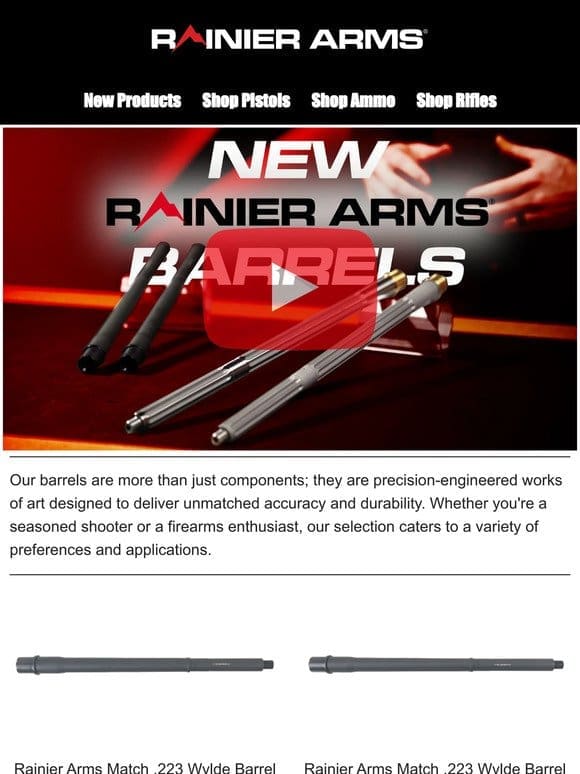 Elevate Your Firearms Precision with Rainier Arms Barrels!