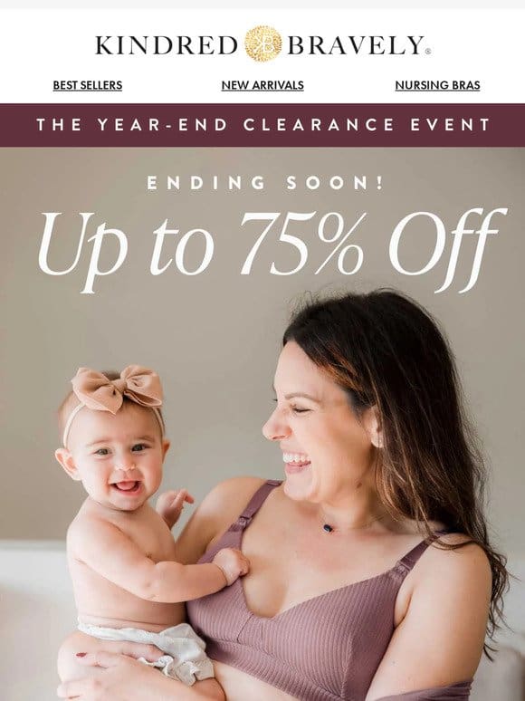 Ending Soon: Our Year-End Clearance Event!