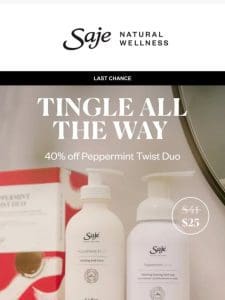 Ends tonight: 40% off Peppermint Twist Duo