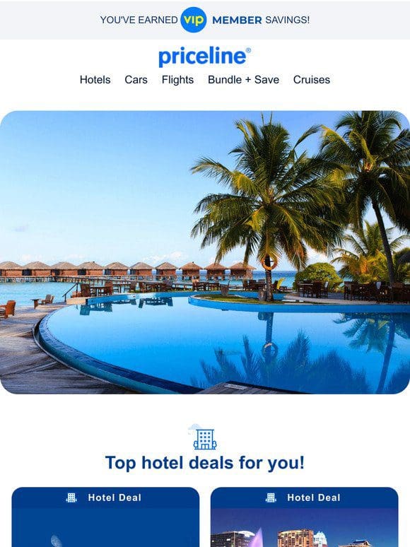 Enjoy low hotel prices – you deserve them!