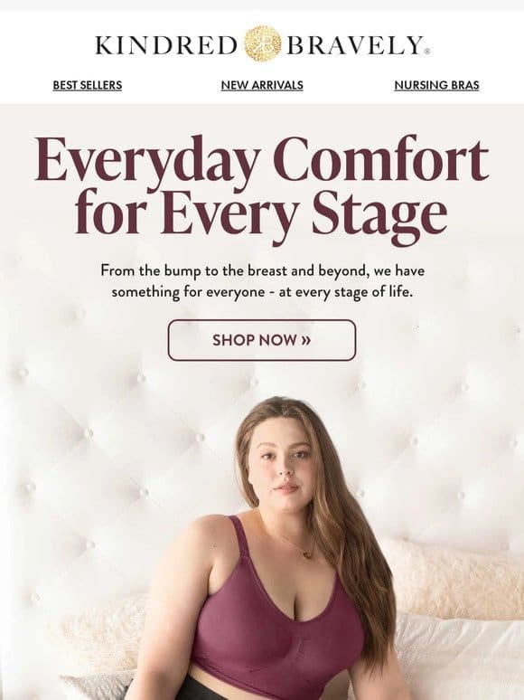 Enter your comfy bra era!