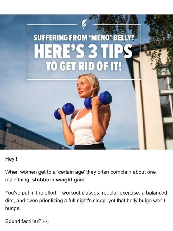 Erase Meno Belly the Easy Way