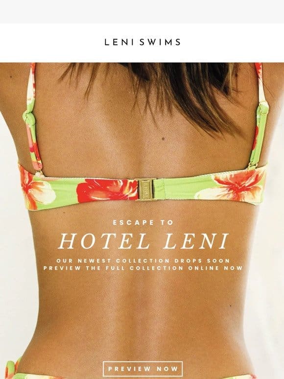 Escape to Hotel Leni | Preview our new collection