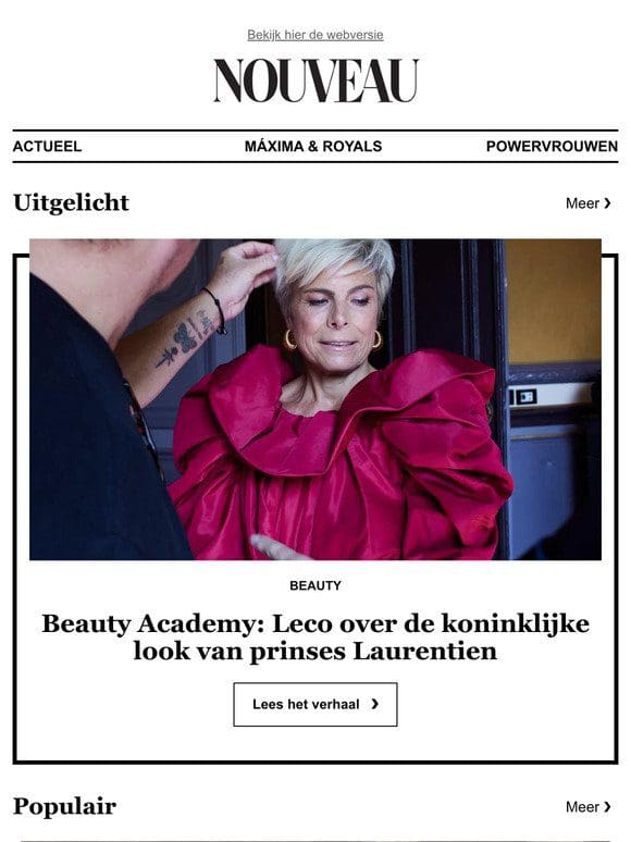 Exclusief kijkje achter de schermen bij de Nouveau shoot met prinses Laurentien | Dít is het liefdesgeheim van Robert ten Brink en zijn Roos