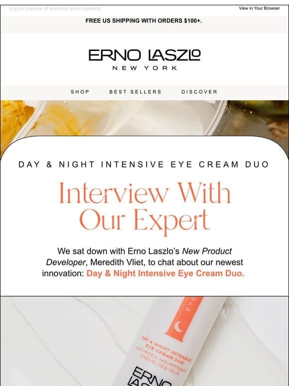 Expert Interview: About Day & Night Eye Cream