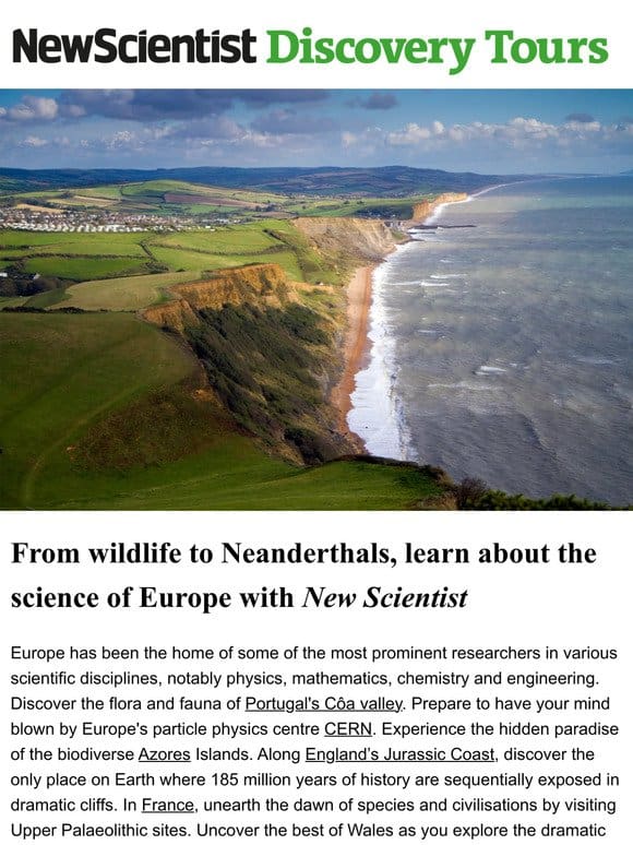 Explore Europe’s scientific wonders