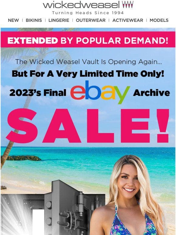 Extended By Demand   eBay Archive SALE， Bids start at $9!