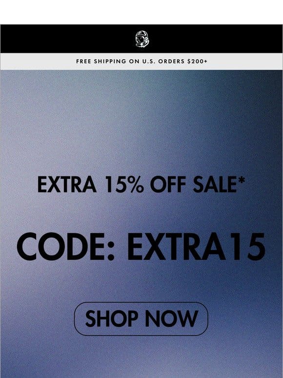 Extra 15% Off Sale