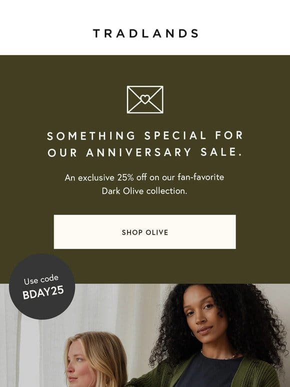 Extra 25% Off Dark Olive