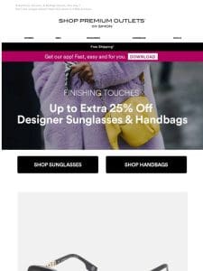 Extra 25% Off Designer Sunglasses