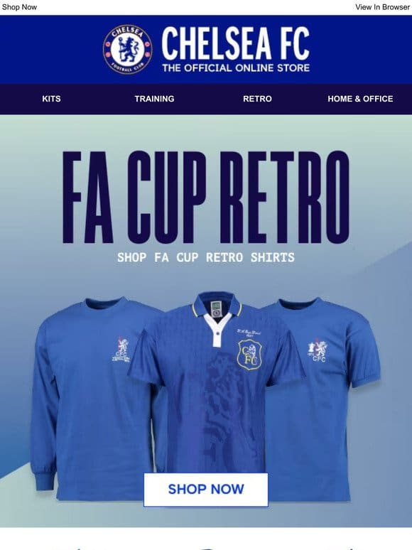 FA Cup Retro Shirts