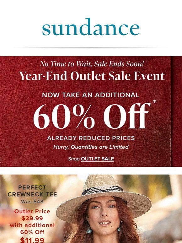 FIRST TIME EVER Extra 60% Off Outlet!