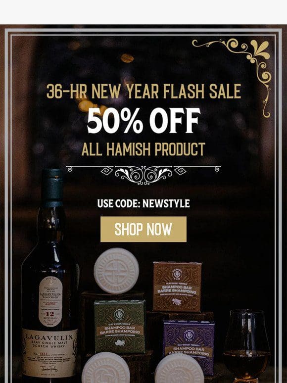 FLASH SALE ALERT! Hamish Shampoo Bars