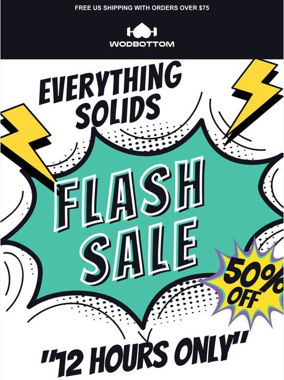 FLASH SALE FRIYAY! As if Friday wasn’t enough reason to celebrate!