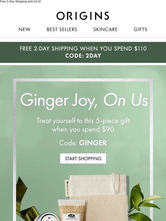 FREE 5pc Ginger Self-Care Body Set