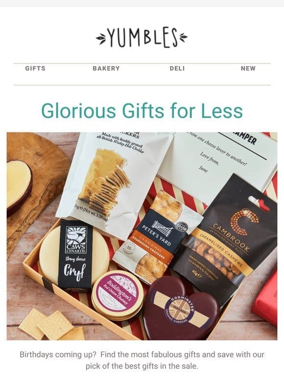 Fabulous gifts， up to 40% off