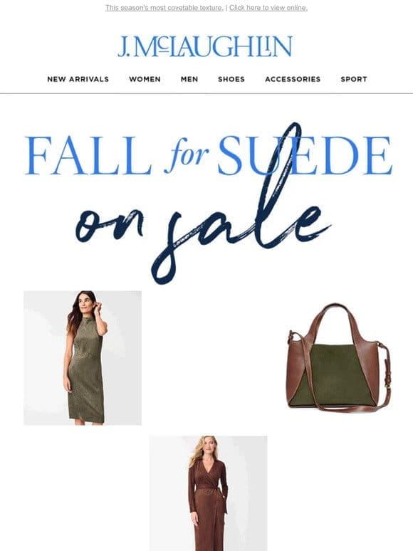 Fall For Suede: Extra 40% Off SALE!