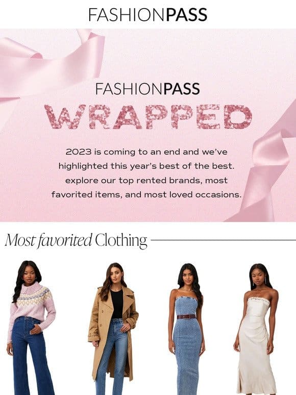 FashionPass WRAPPED is here